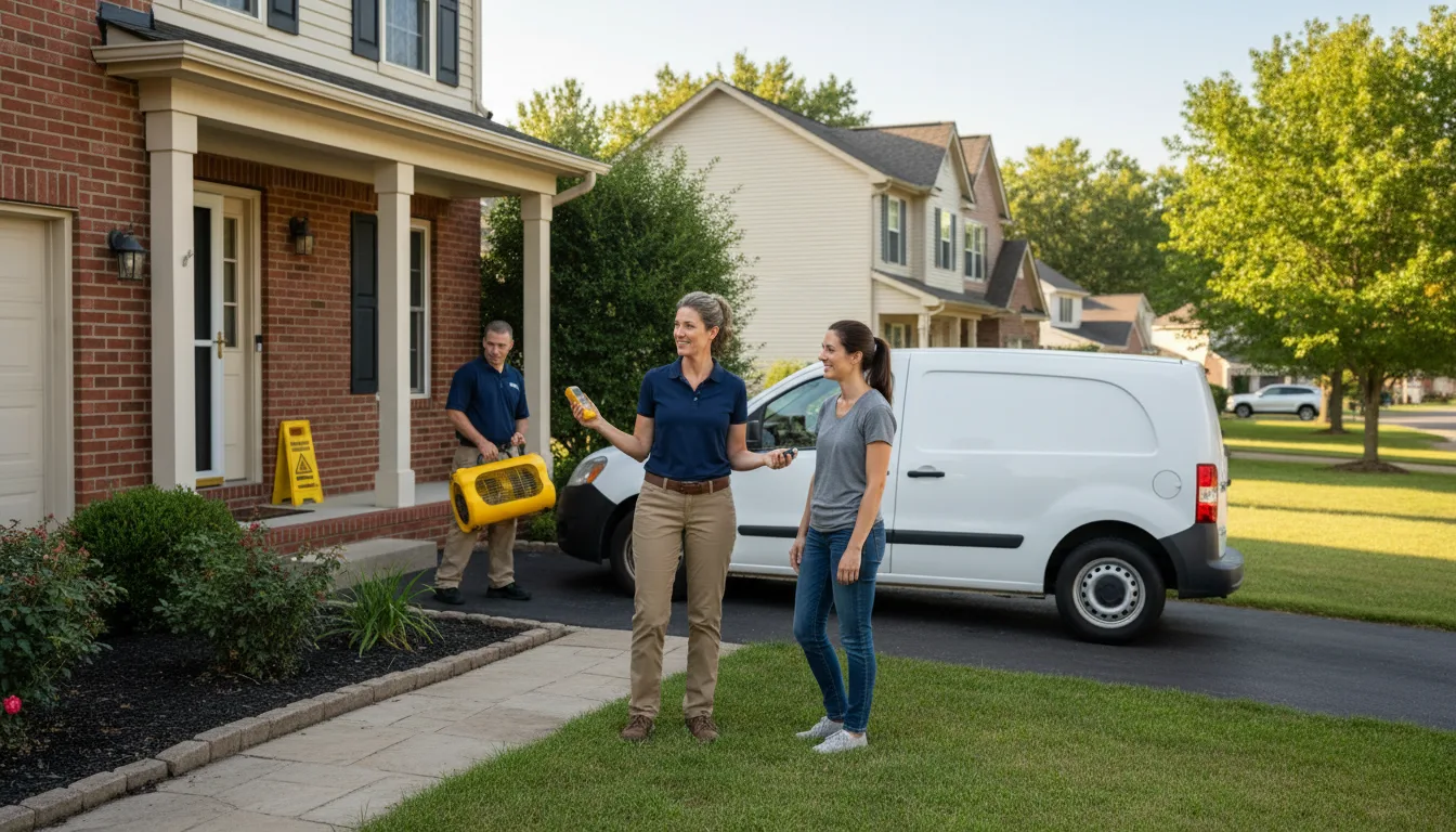 Water restoration image for Flood Water Cleanup, Removal And Restoration Services in Battle Creek, MI